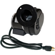J&D PSC Inflation Blower VBM60A-PC, Round Opening, with Damper Door and Cord, 60 CFM, 120V