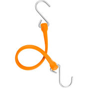 Sangle élastique robuste en polyuréthane de 18 po, crochets en acier galvanisé - Saftey Orange, qté par paquet : 48