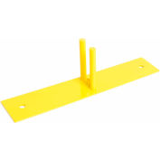 Plaque de base en acier de patrouille™ périmétrique Jewett Cameron, 24 po L x 9 po L
