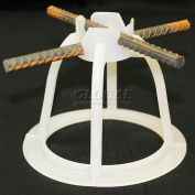 Lotel™ re-Bar Ups chaises d’armature pour béton, 4" Rebar-Up pour le Rebar #3, 100 Qté