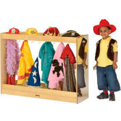Jonti-Craft® Kid Dress Up Island, Large, 48"W x 15"D x 35"H, Birch Plywood