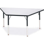 L’activité trapèze berries® Tables, 60" W x 30 « L x 24-31 » H, Classic gris
