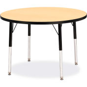 Berries® Round Table activité 36" W x 36 « L x 15 » 24 « H, érable classique