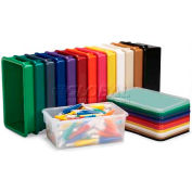 Plateau de rangement Jonti-Craft 8002, 13-1/2 po L x 8-5/8 po l x 5-1/4 po H, bleu, qté par paquet : 5
