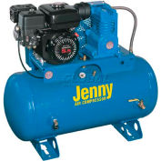 Jenny® K5HGA-30 t, 5,5 CV, compresseur de gaz fixe, 30 Gallon, 125 PSI, 8,6 CFM, Honda, recul