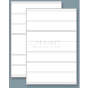 Visages de remplacement maître de magie, (2) pour le serveur QLA Standard, 24 "X 36" X 4 Mm-blanc-babillard