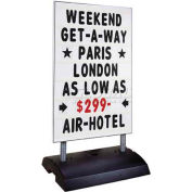 Maître de magie Springer Standard Message Board 24 "L X 36 » H-blanc