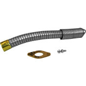 Remplacement de tuyau métallique flexible Justrite® pour bidons de sécurité de type II, acier, tuyau métallique de 1 po, argent