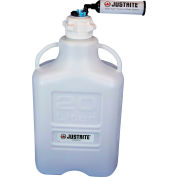Justrite 12813 VaporTrap™ tourie avec filtre Kit, HDPE, 20 litres, 7 Ports