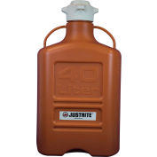 Justrite 12923 Carboy, HDPE, 40-Liter