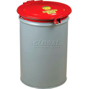 Justrite® 26753 verrouillage automatique 55 Gallon Drum couvercle avec évent et joint