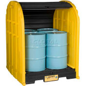 Abri Justrite® 28676 à 4 barils EcoPolyBlend™ DrumShed™