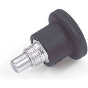 Indexing Plunger Mini w/ Hidden Lock Zinc 5.0x18.0N Pressure M10x1 Thread 6x7mm Pin