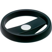 JW Winco - 10MEL1/A - Plastic Two Spoked Handwheel w/o Rev Handle - 3.15" Dia x 10mm Bore
