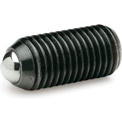 J.W. Winco GN615,3 Ball Plungers, Steel, Internal Hexagon, Standard Spring, 0,24 » Plunger Dia,0,91"L