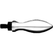J.W. Winco DIN98-ST Steel Revolving Handle W/Plain Shaft 16mm Diameter 49mm Length
