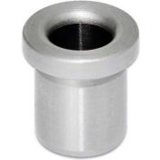 J.W. Winco DIN 172 Press-Fit Drill Bushings, Steel, w/ Flange, 1/4 » Dia., 1/2"L, 0,12 » Hole Dia.