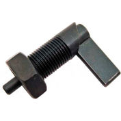 Cam Action indexation piston w / écrou de blocage - oxyde noir acier filetage 3/4-16. 47"x.47 « Pin