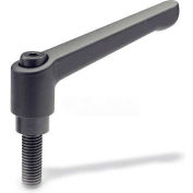 Zinc Die Cast Adjustable Lever with Steel Components 10-32 x 1.26 Stud 1.77"L