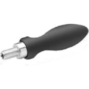 J.W. Winco DIN98-TP Nylon Revolving Handle W/Plain Shaft 25mm Diameter 75mm Length