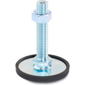 Pied de niveau - fileté - 1575 lb capacité - 40mm Base ø - J.W. Winco 40-40-M8-40-A1-SK
