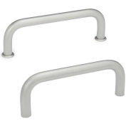 J.W. Winco 425-NI-10-120-GS GN 425 Cabinet "U" Handles Round Stainless Steel, with Tapped Holes