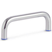 Hygenic Design U Handle - M5 x 125mm L - Tapped - Stainless - Matte - J.W. Winco