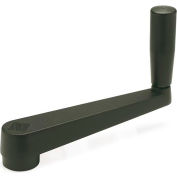 J.W. Winco GN471 Crank Handles, Aluminum, Revolving Handle, Through Square Bore - 1/2", 3.94" Long