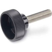 J.W. Winco GN421-NI creux moleté bouton, 15", 14"(.55), M5 x.8, 421-M5-15-NI