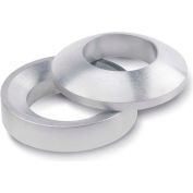 J.W. Winco DIN 6319 Spherical Washers, Stainless Steel, Seat Type, Matte, M48, 13/16"H, 2" Male I.D.
