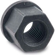 J.W. Winco DIN 6331 Hexagon Nuts, Steel, with Flange, Blackened, M14, 13/16"H