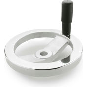 JW Winco 6BE33/R - aluminium 2 rayons volant w / Rev poignée - 7,87" Dia x. alésage 750"