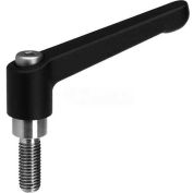 Zinc moulé sous pression levier réglable avec composants en acier inoxydable 3/8-16 x.78 Stud 2,48 "L