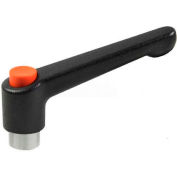 Zinc moulé levier réglable avec bouton poussoir et de composants en acier inoxydable 3/8-16 taraudés 3,07 "L