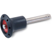 J.W. Winco GN113.6 Heavy Duty Ball Lock Pins, Plastic Grip, SS Shank, 0.24" Pin Dia, 0.98"L Pin
