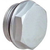 J.W. Winco 741-32-G3/4-OS-2 Aluminum Threaded Plug with 2mm Vent Hole with G 3/4" Pipe Thread