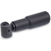 J.W. Winco GN798.7 Technopolymer Retractable Handle W/Automatic Fold-Down 22mm Dia. 73mm L M6x1.0
