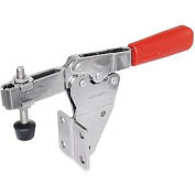 J.W. Winco 820.2 Horizontal Acting Toggle Clamp Vertical Mounting Base, Stainless Steel, Size 130