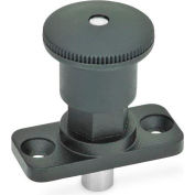 J.W. Winco GN822,8 Mini Indexing Plungers, Zinc Die-Cast, Lock-Out, 0,24"Dia., 0,24"L, 1"H