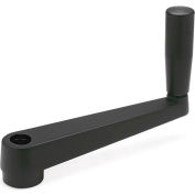 J.W. Winco GN471 Crank Handles, Aluminum, Revolving Handle, Through Round Bore - 8mm, 3.15" Long