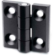 J.W. Winco charnière - Zinc moulé 1,57 x 1,57 pouces, 237-ZD-40-40-A-SW