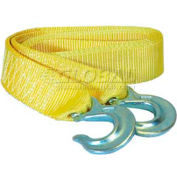 K-Tool 73801 7000 Lb. Capacity Tow Strap 10' x 1-7/8" with Forged Hooks
