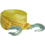 K-Tool 73803 10,000 Lb. Capacity Tow Strap 25' x 1-3/4" with Forged Hooks