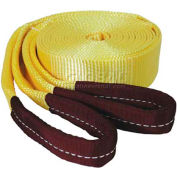 K-Tool 73810 15,100 Lb. Capacity Tow Strap 20' x 2" with Looped Ends