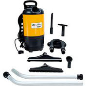 Koblenz BP-1400 Backpack Vacuum, 11.5A Motor, 1400 Watts, 120 CFM, 50' Cord, 70 dB, Disposable Bag
