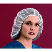 Nylon Hairnet, Honeycomb, 1/16" Hole, 100% Latex Free, Brown, 18", 100/Bag