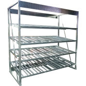 Galvanisé flux Rack le module W 60" x 60 « D x 96 » H avec 4 niveaux