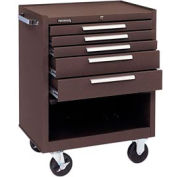 Kennedy® 275XB K1800 Series 27"W X 18"D X 35"H 5 Drawer Brown Roller Cabinet