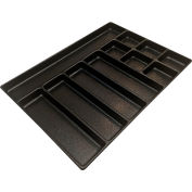 Kennedy® 11 Compartment Drawer Organizer, 25"W x 18-3/8"D x 1-3/8"H, Black