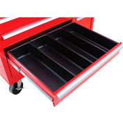 Kennedy® 4 Compartment Drawer Organizer, 25"W x 18-3/8"D x 3-9/16"H, Black